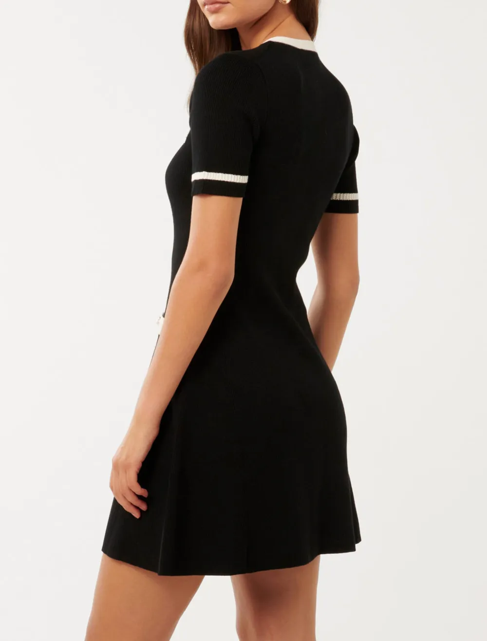 Kerry Contrast Knit Mini Dress