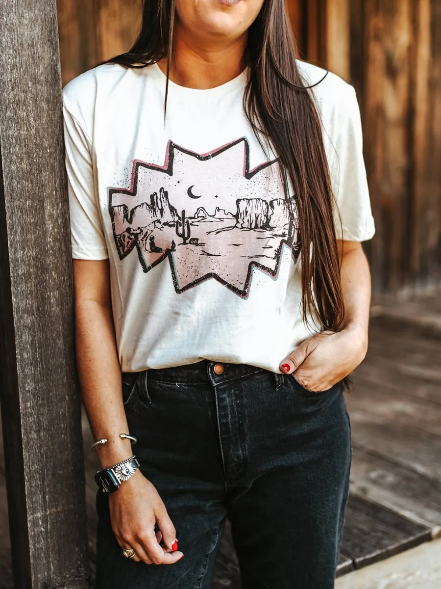 Pink Desert Graphic Tee