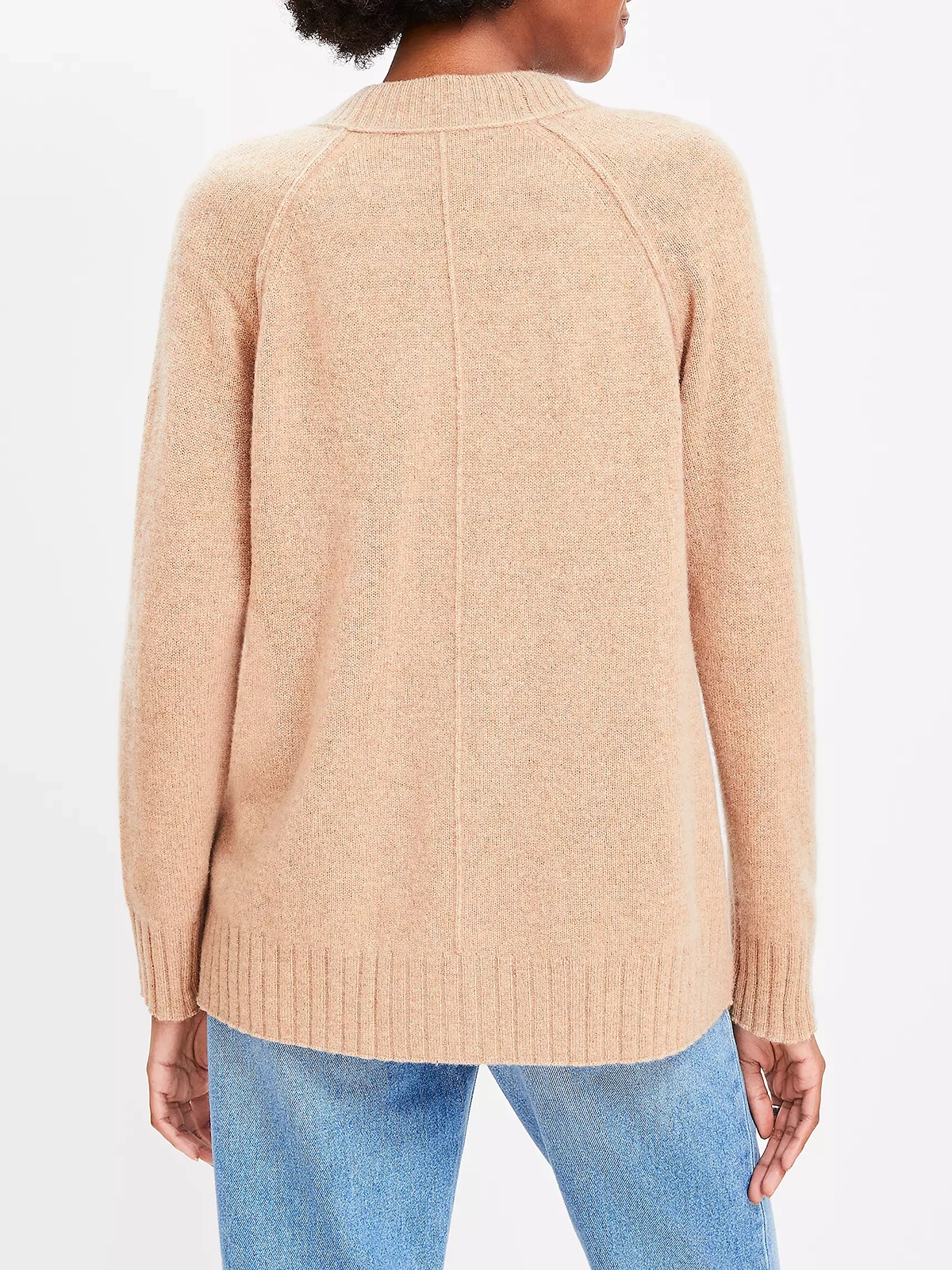 Cashmere V-Neck Pocket Cardigan