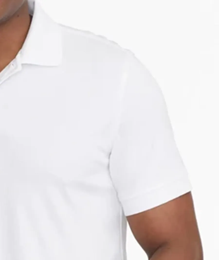 Men White Polo Shirt