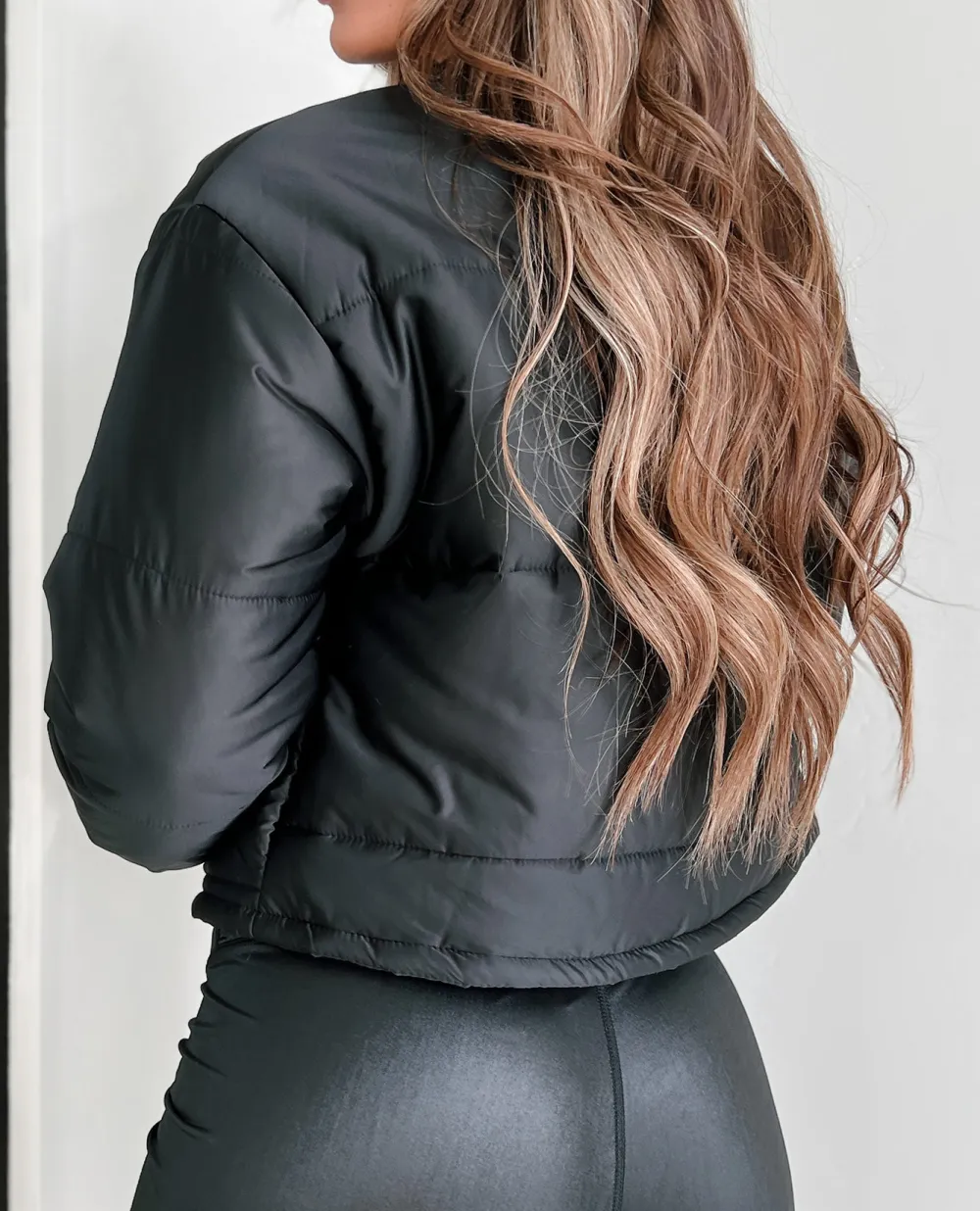 Might Surprise You Padded Crop Jacket