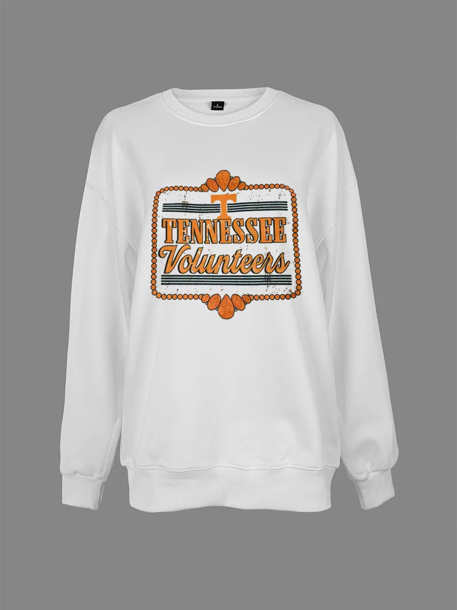 Orange and white checkerboard Sweatshirts