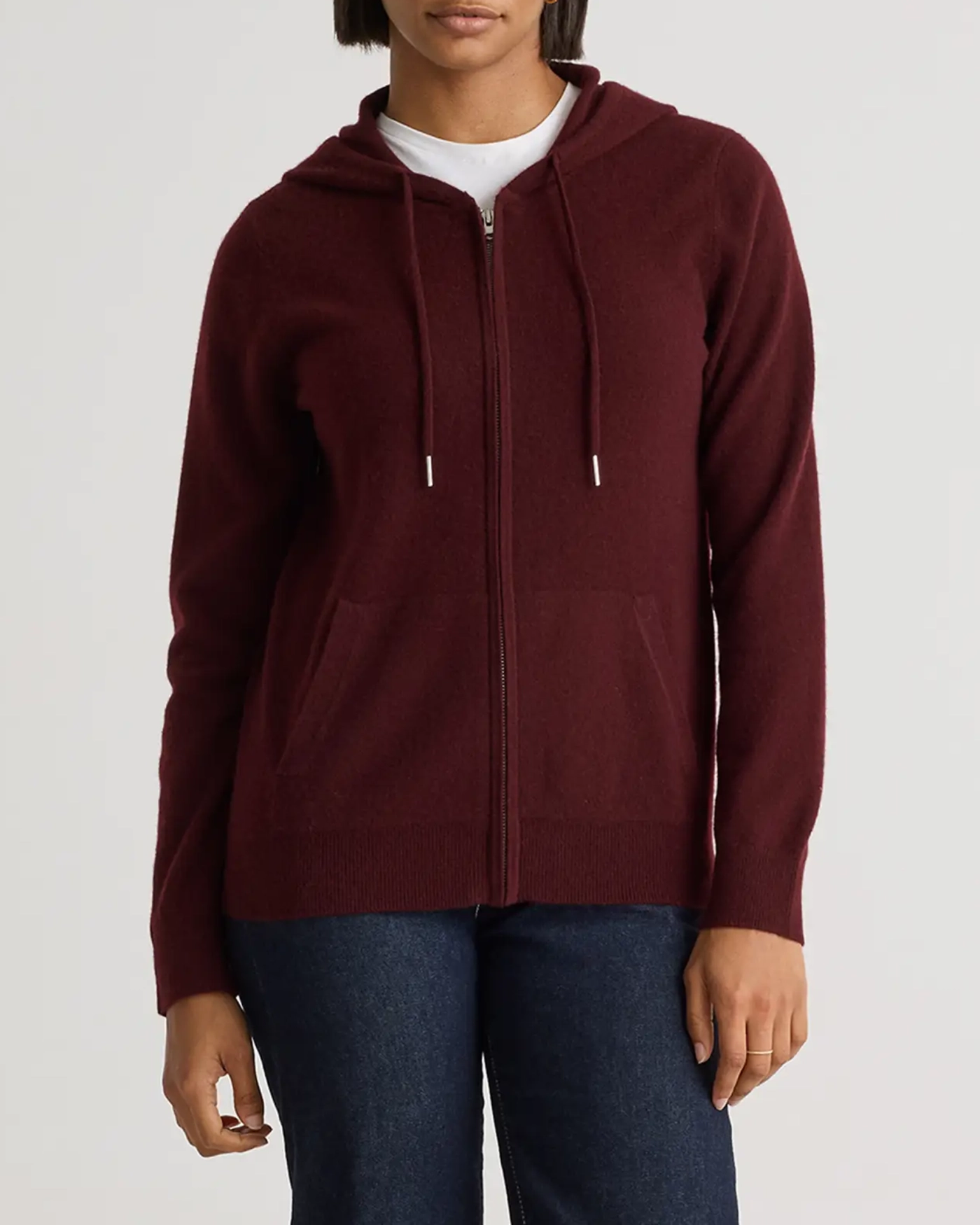 Slight Stretch Full-Zip Hoodie