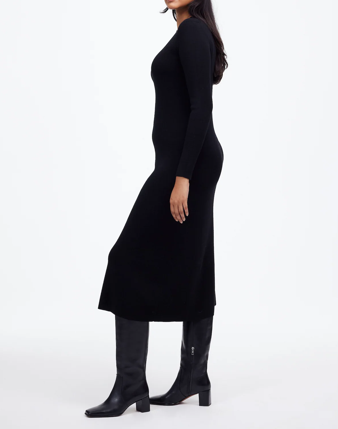 Wool Sweater Maxi Dress