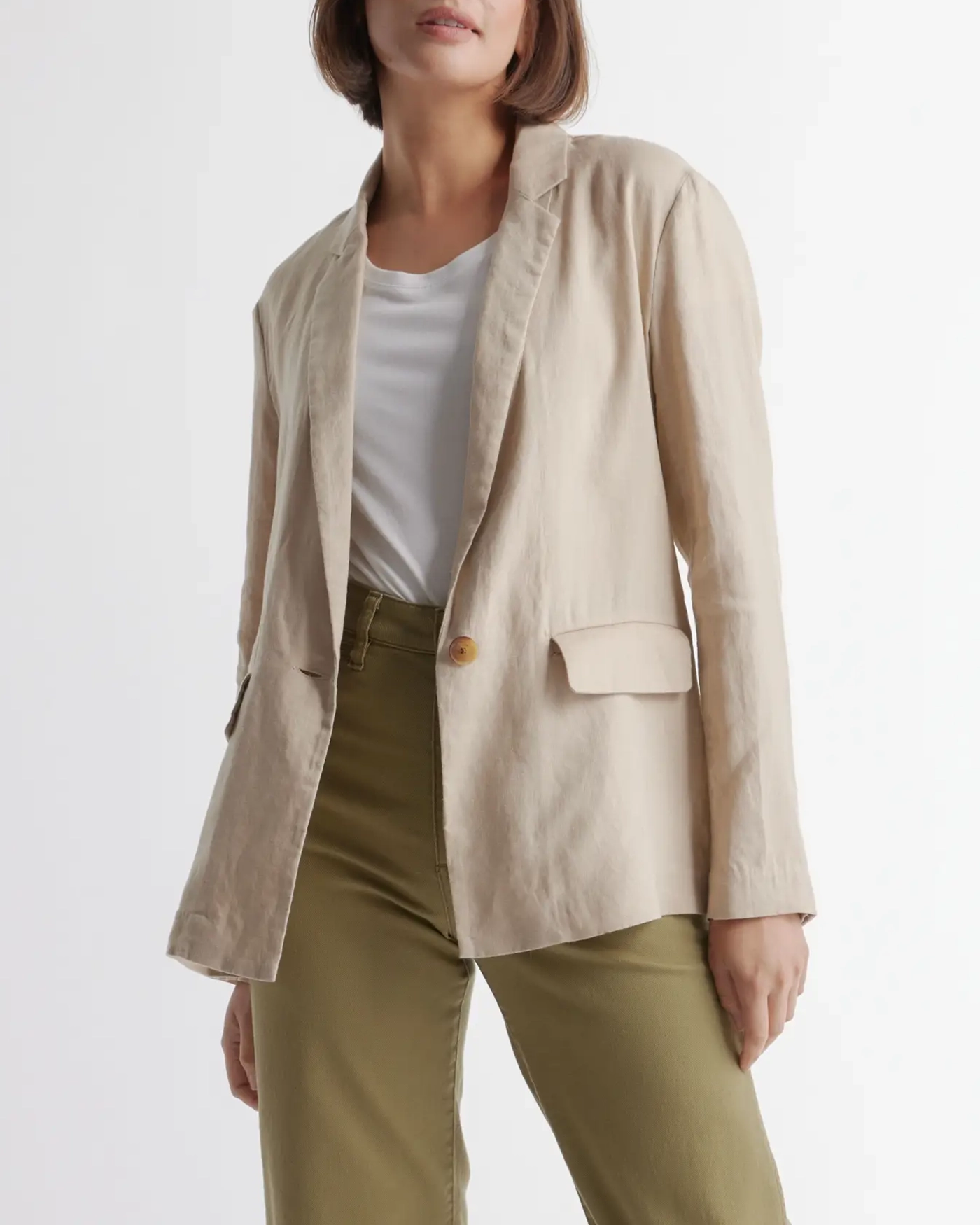 Daily European Linen Blazer