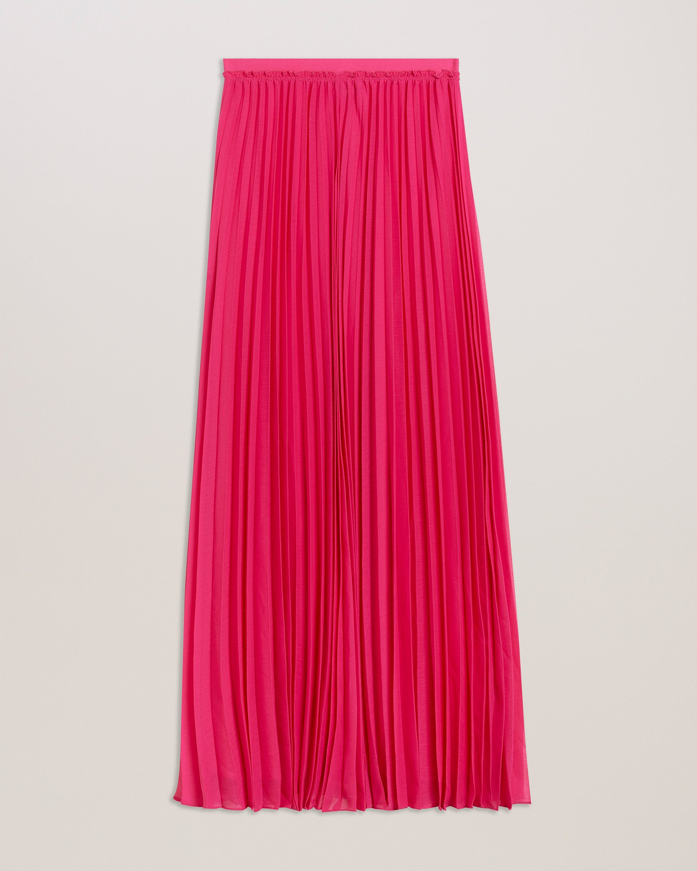 Clodi Pleated Maxi Skirt Pink