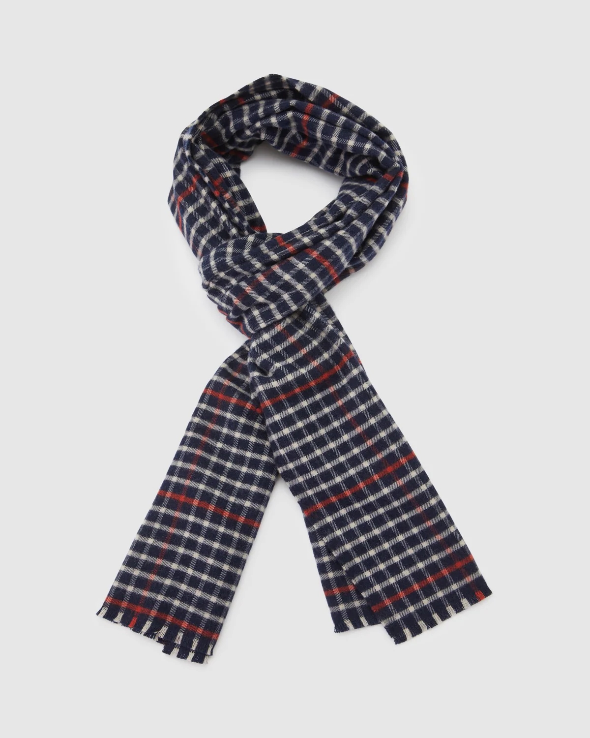 Kelan Wool Plaid Scarf