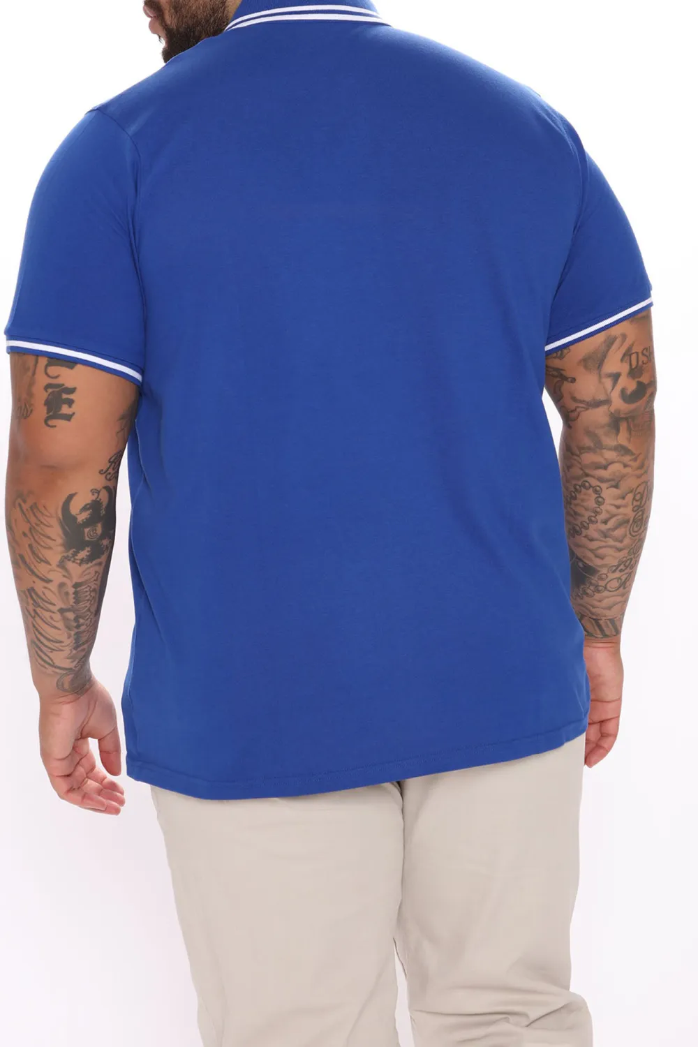 Wilson Short Sleeve Polo - Royal Blue