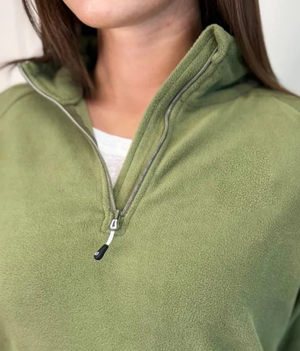 Dark Green Freeform Fleece