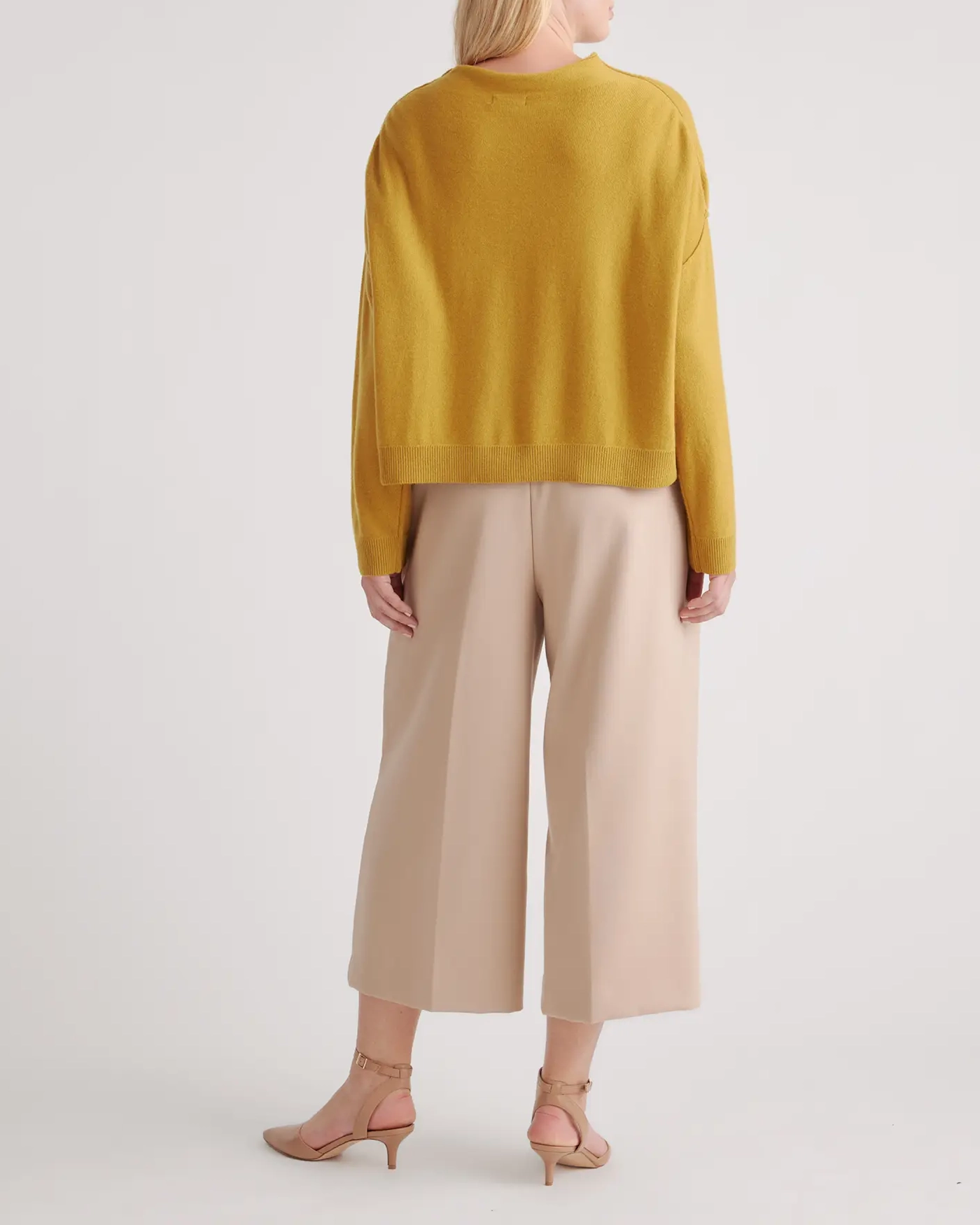 Mock Neck Mongolian Cashmere Sweater