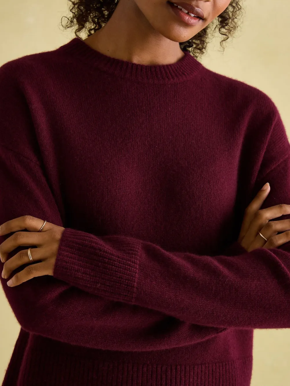 Ivy Red 100% Cashmere Jumper