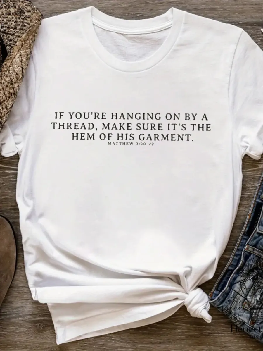 If You're Hanging On By A Thread T-shirt