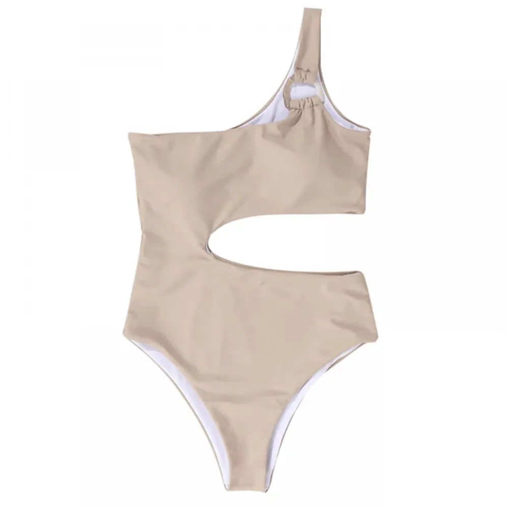 Taffy Cut Out One Shoulder One Piece Swimsuit