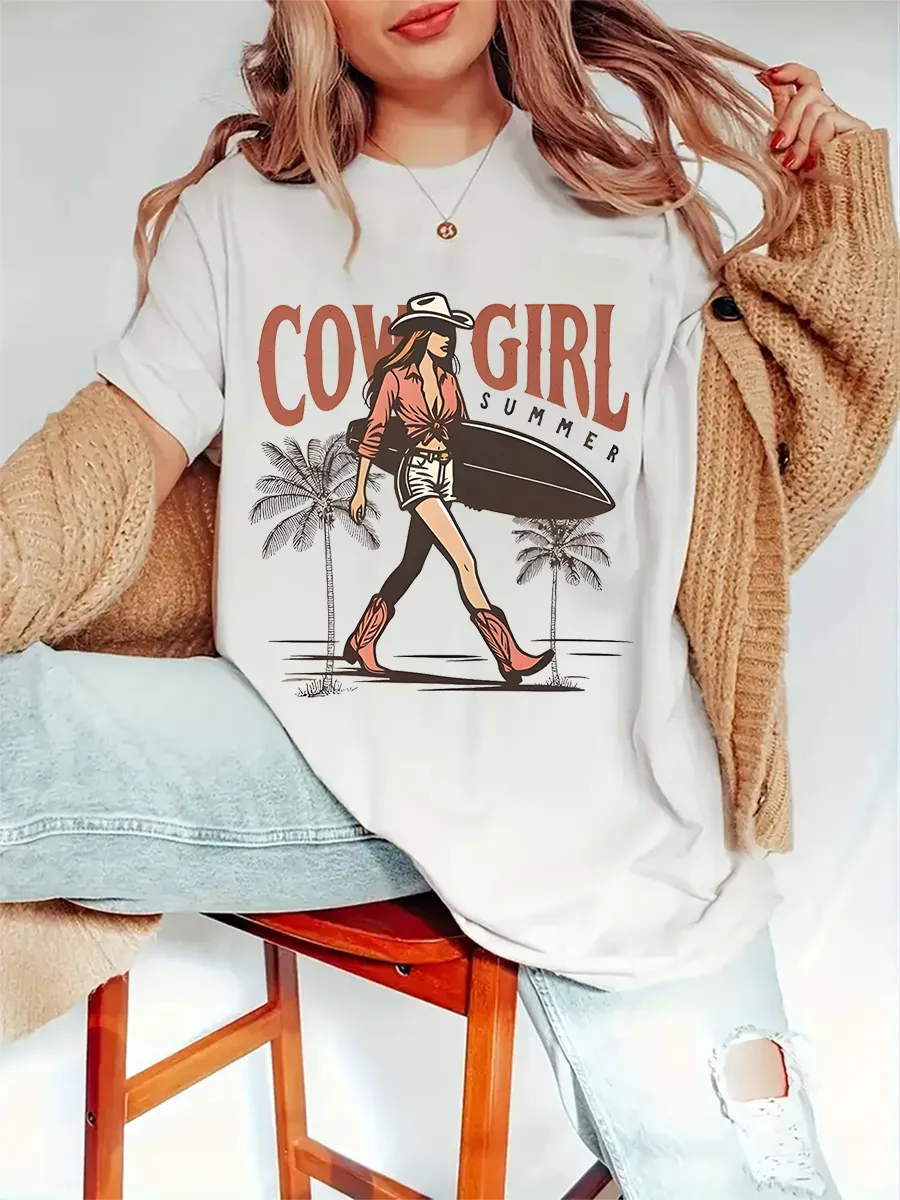 Cowgirl Comfort Colors Cropped Tee