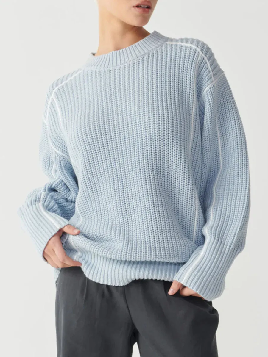 RAEF THE LABEL MYLAH OVERSIZED CREW KNIT