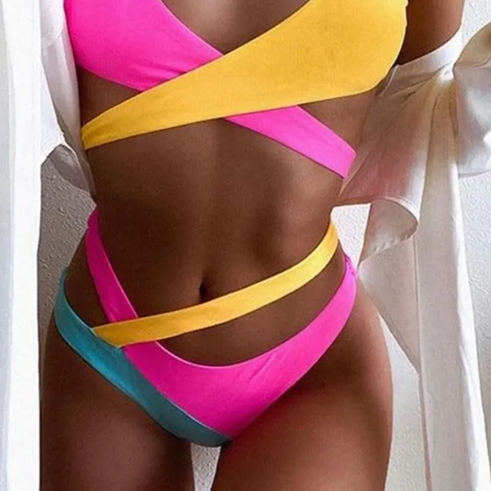 Butterfly Effect Cut-Out Wrap Bikini