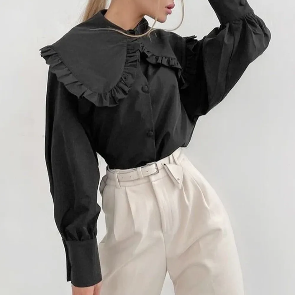 Florence Oversized Collar Blouse