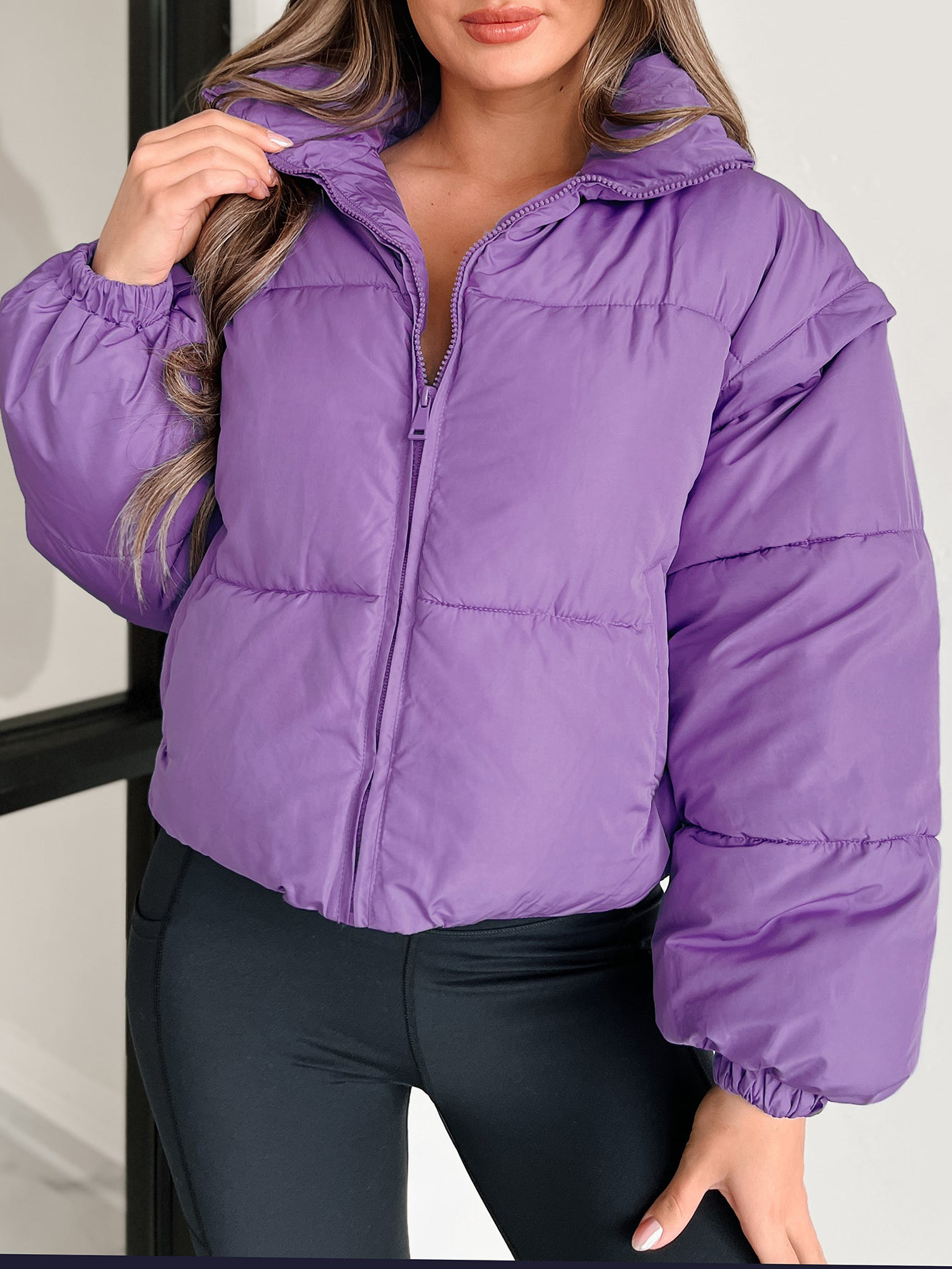 Changing Climate Detachable Sleeve Puffer Jacket