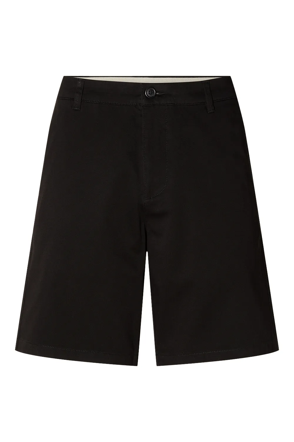 Off-White Mid Rise Cotton Chino Shorts