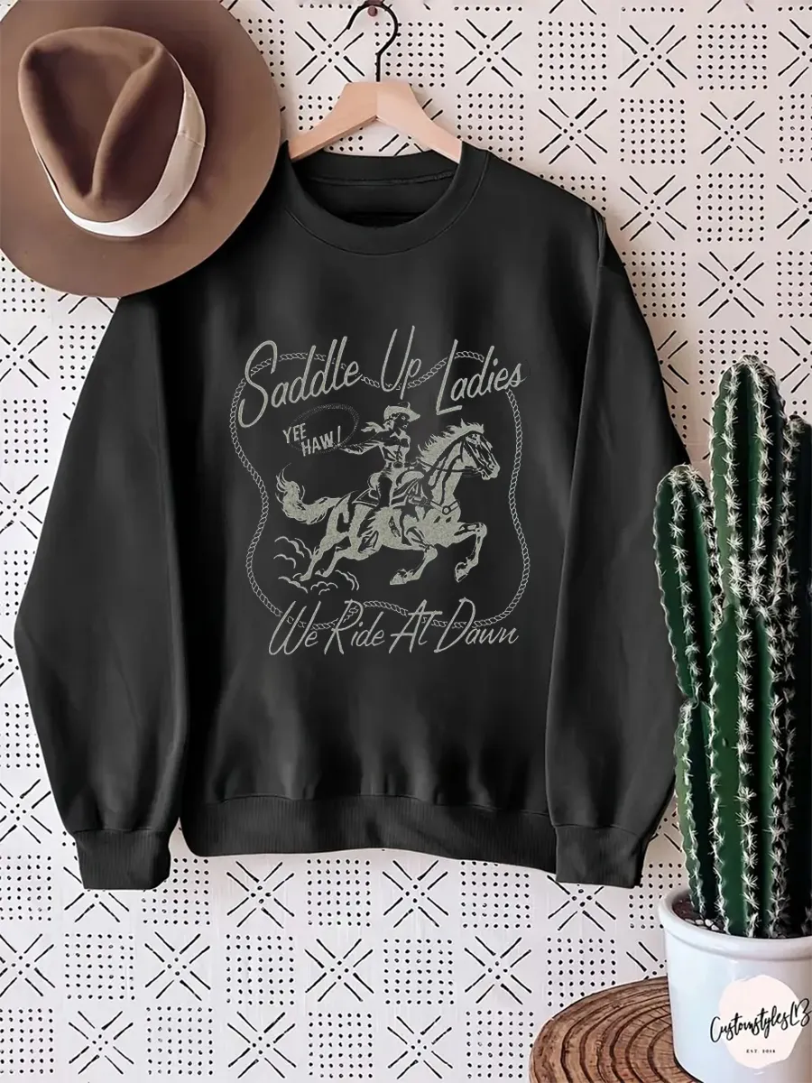 Howdy Cowgirl Graphic Sweatshirt