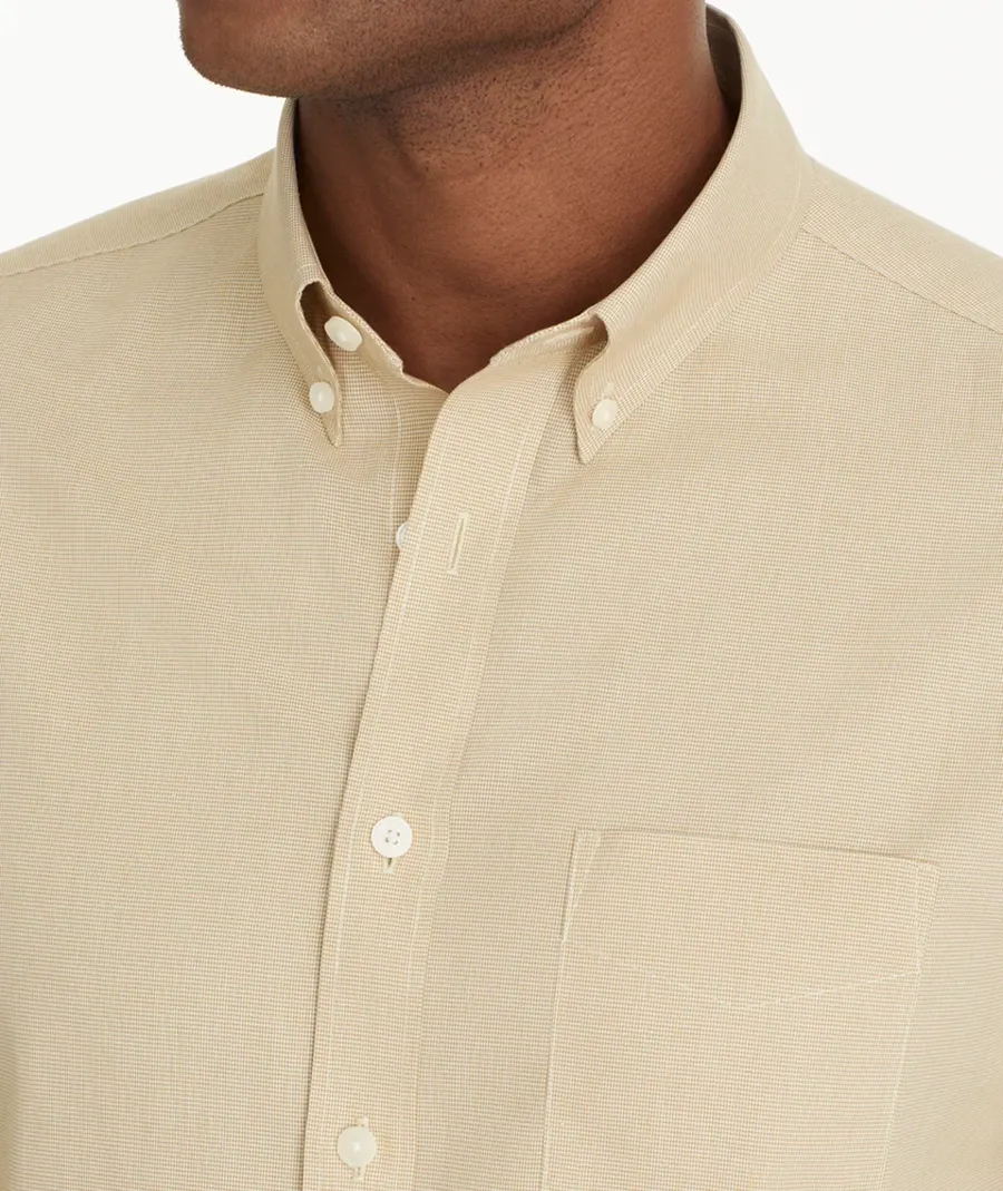 Khaki Men's Crew Neck Shirt