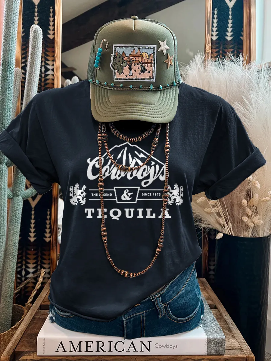 Cowboy and Tequila Beer T-shirt