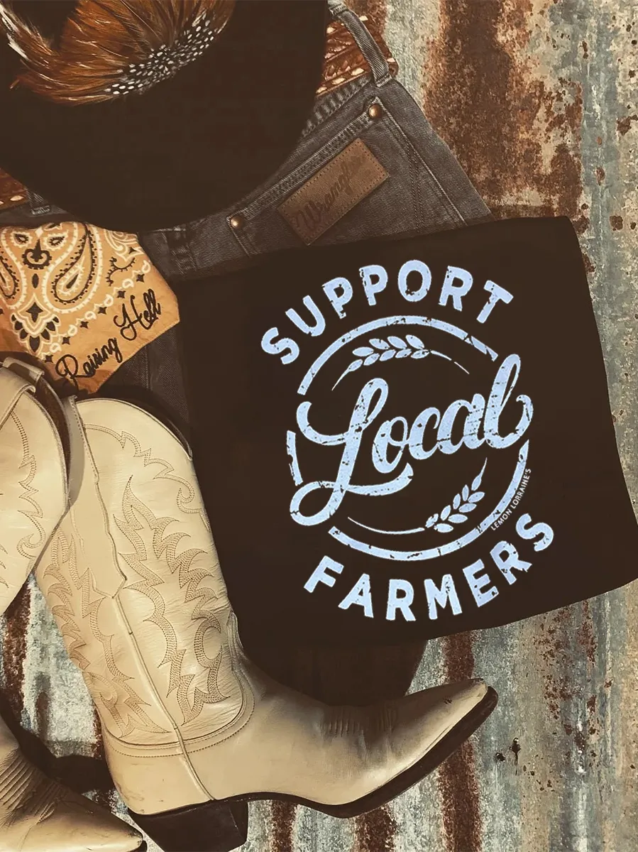 Rooted in Community: Farmer Tribute Tee | Organic Cotton Comfort