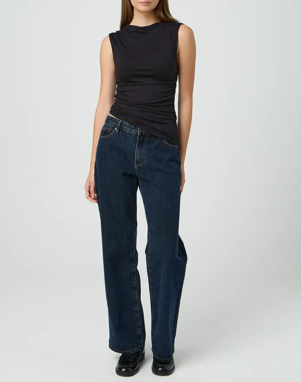 Low Rise Straight Leg Jean