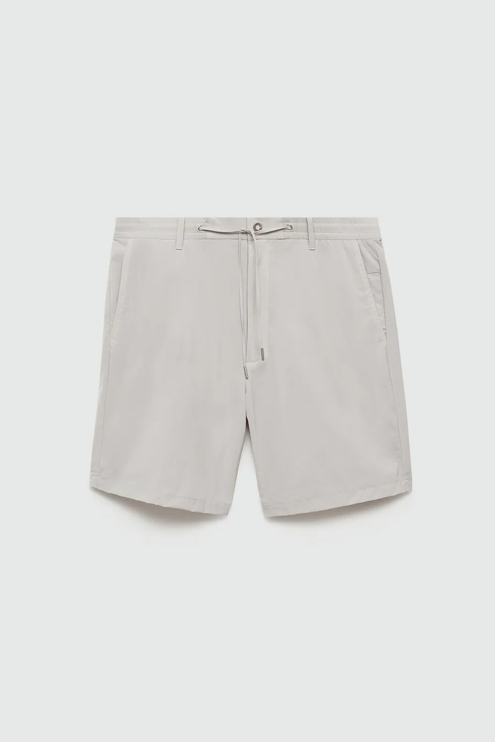 Regular-fit bermuda shorts with drawstring