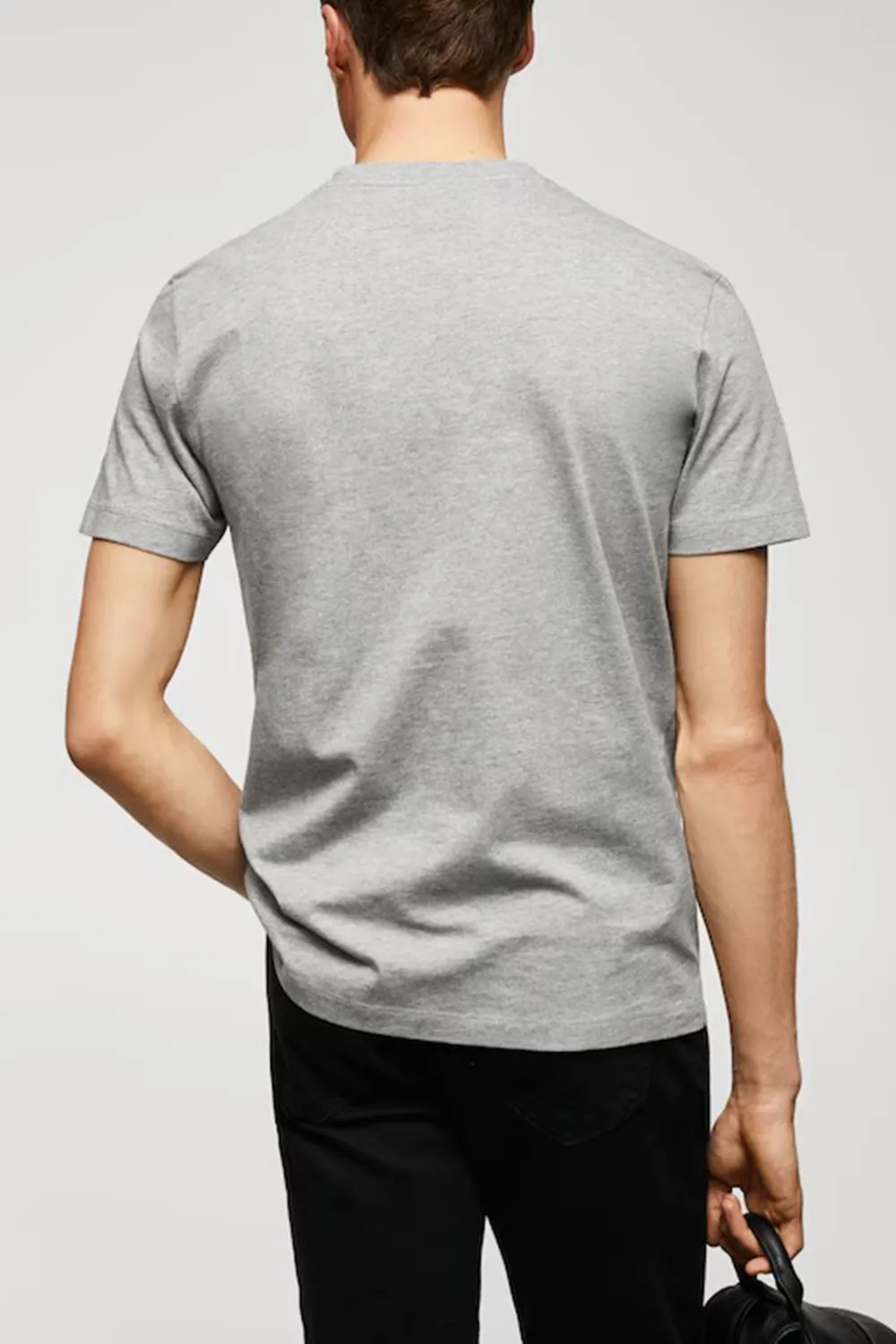 Solid Color Cotton T-shirt