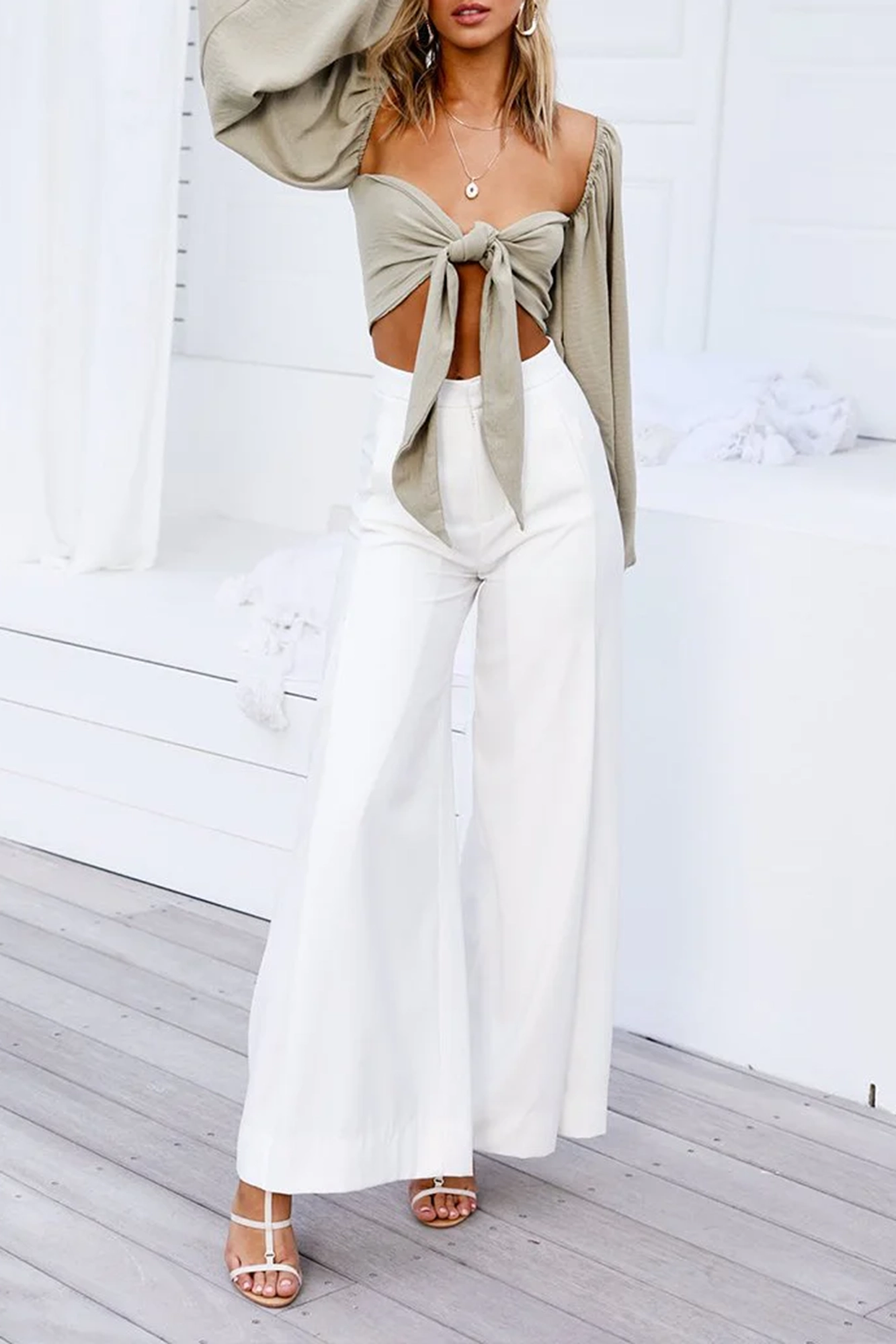 Louvre Pants (White)