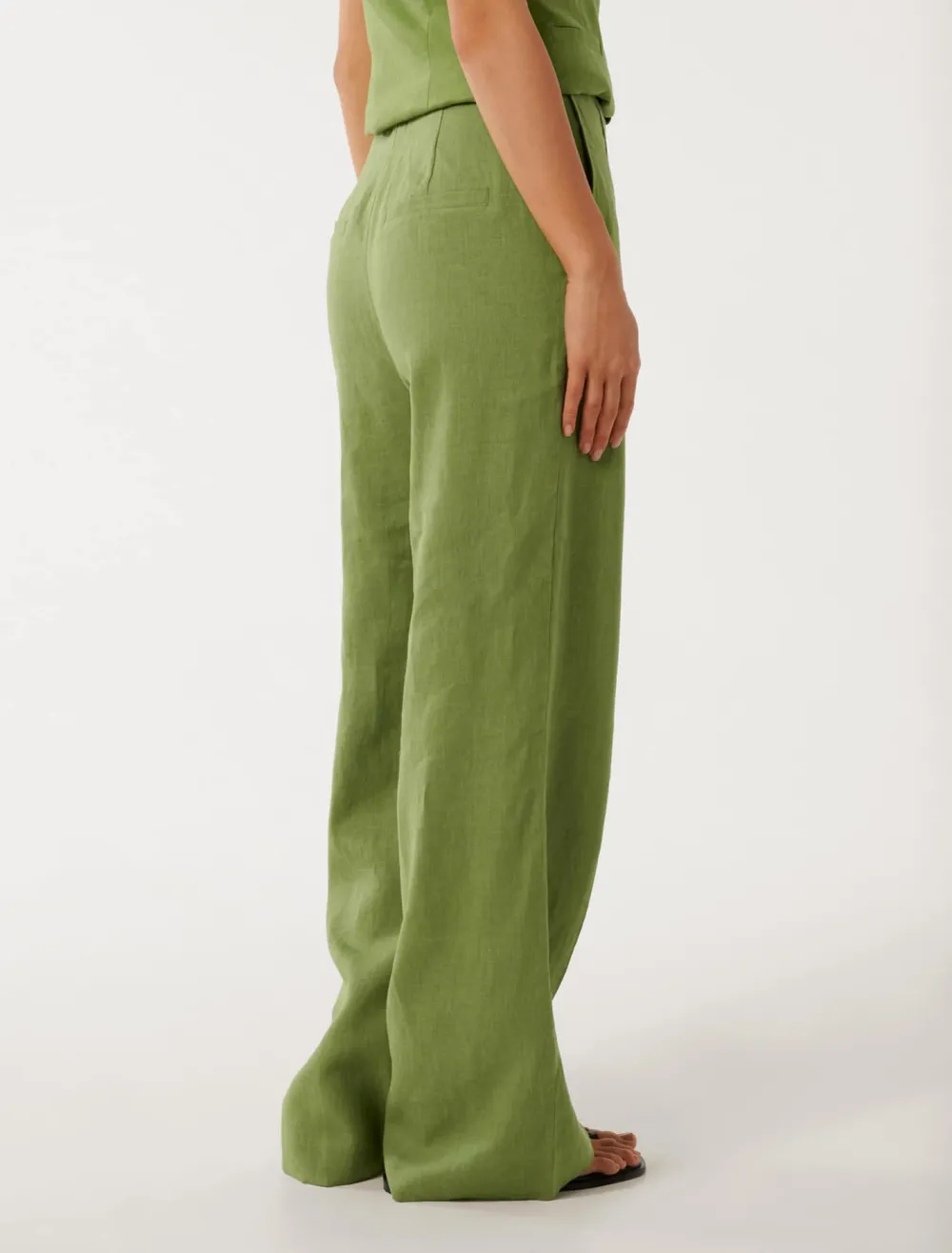 Posey Linen Wide-Leg Pants