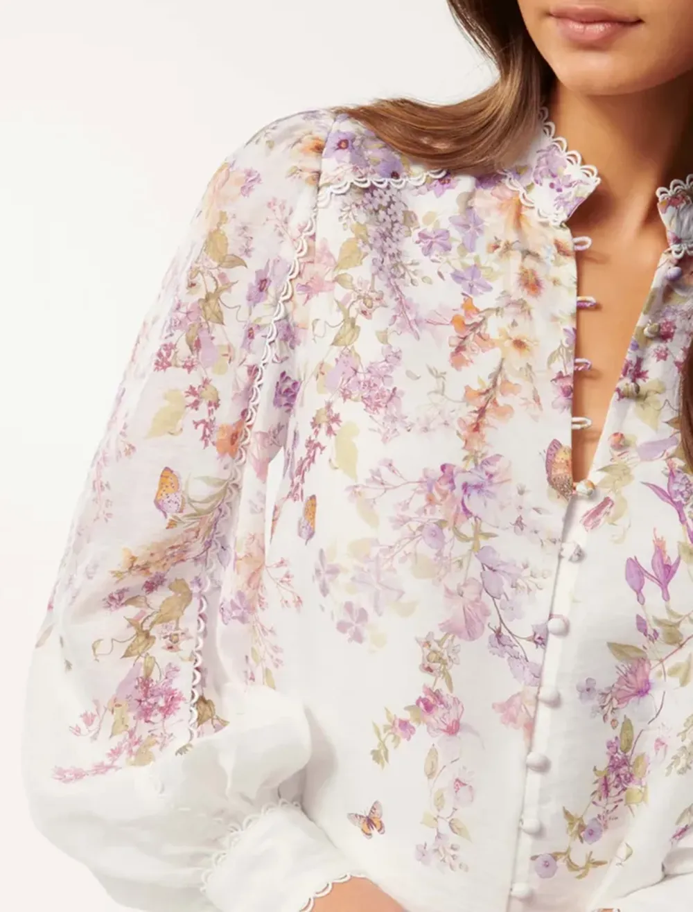 Emma Trim Detail Blouse