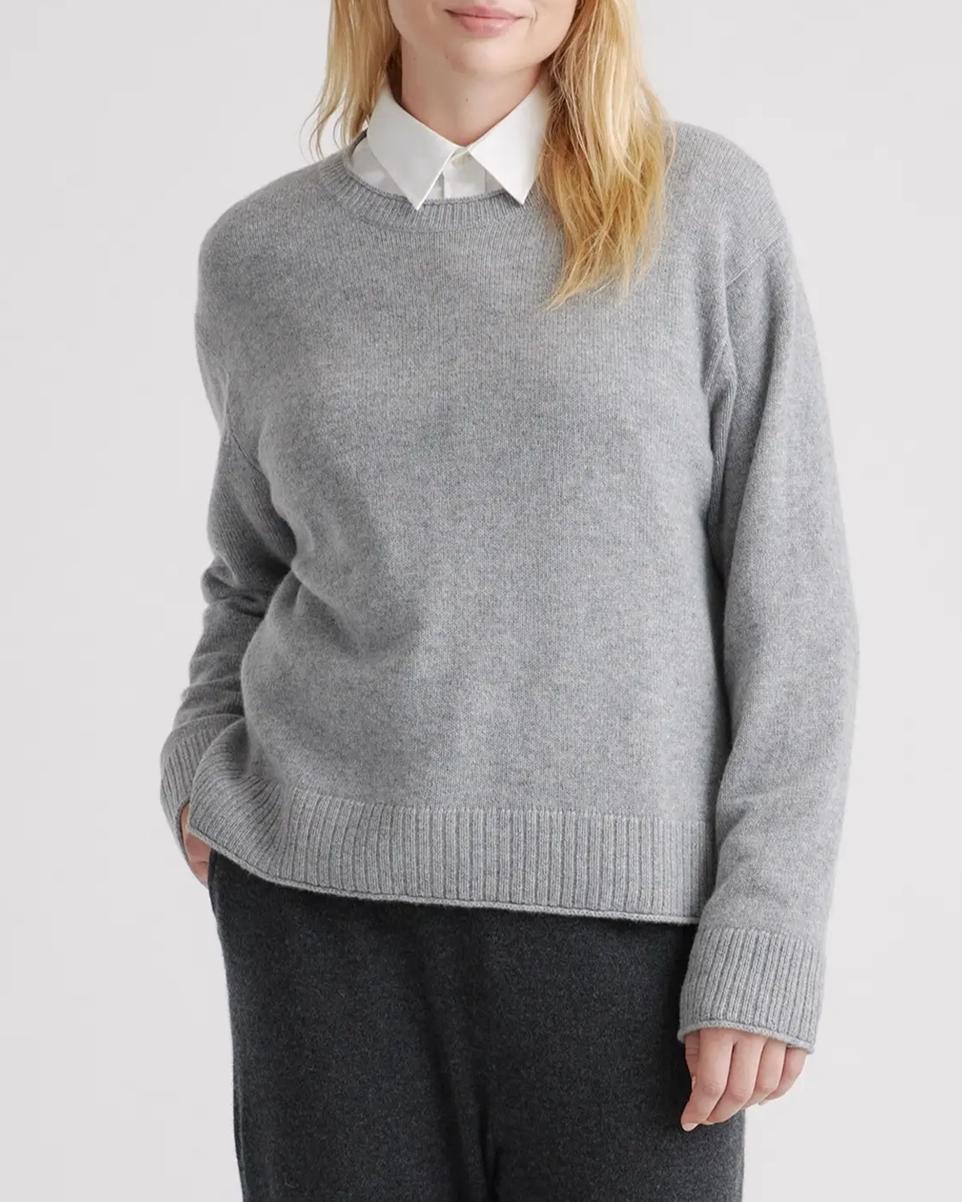 Boxy Crewneck Sweater