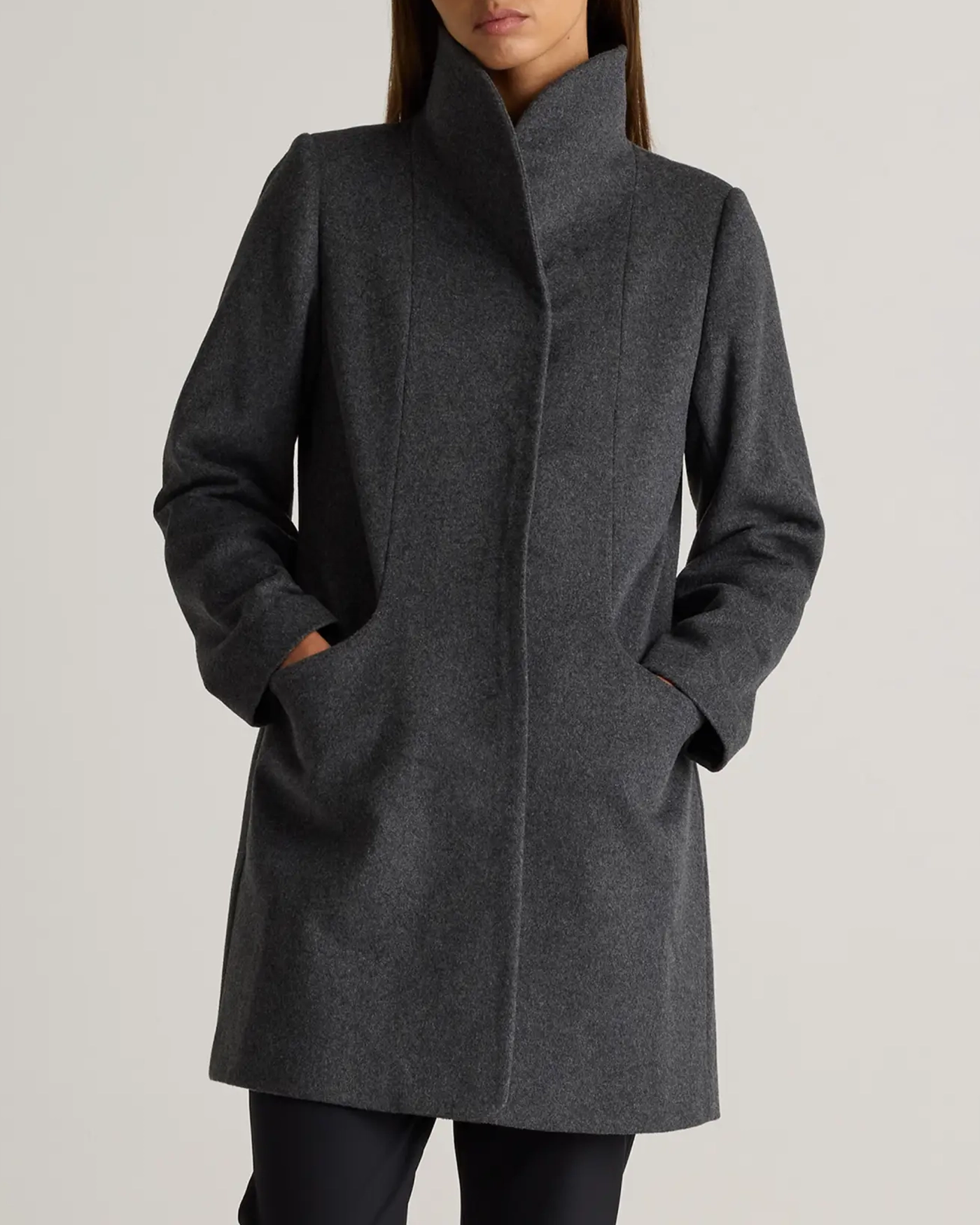 Italian Wool Cocoon Coat