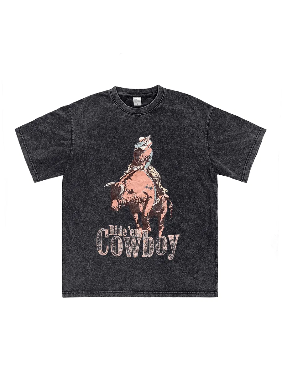 Wild West ride' em Cowboy  T-shirt