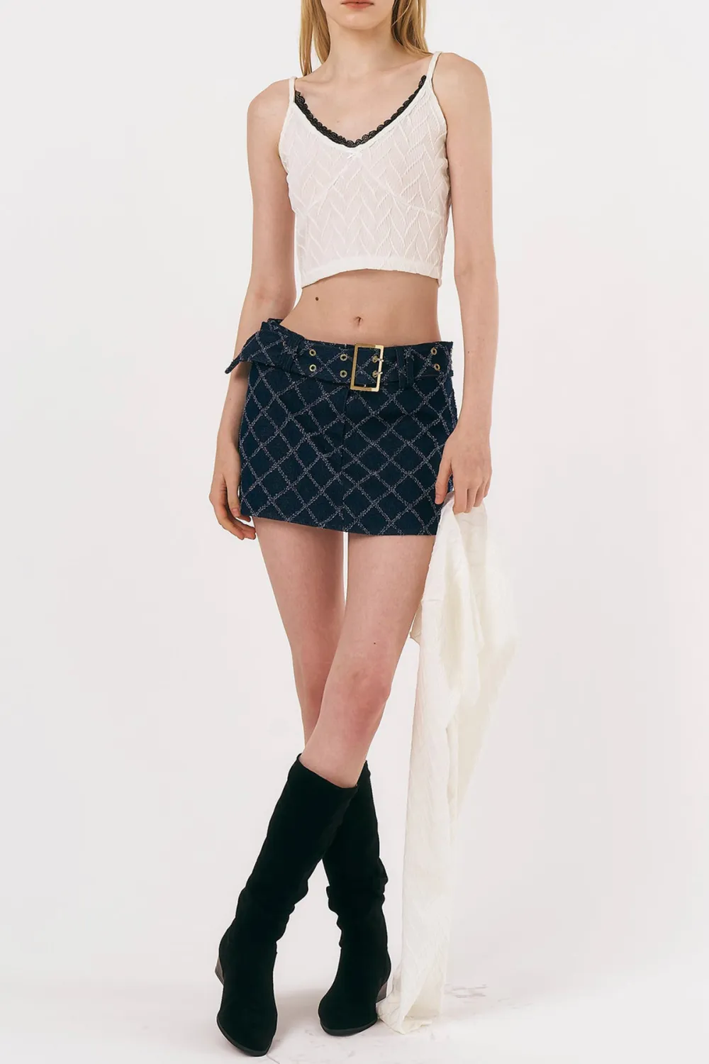 Melissa Micro Mini Denim Skirt