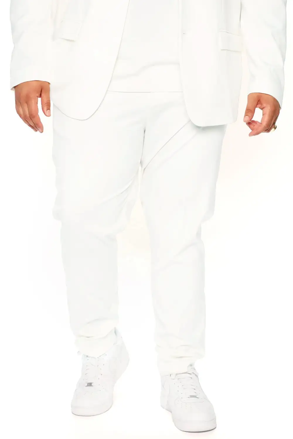 100% Polyester Lining Trouser - Off White