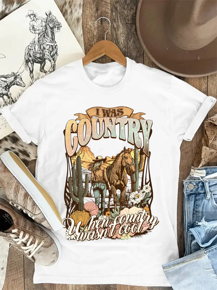 When Country Wasn't Cool t-shirts