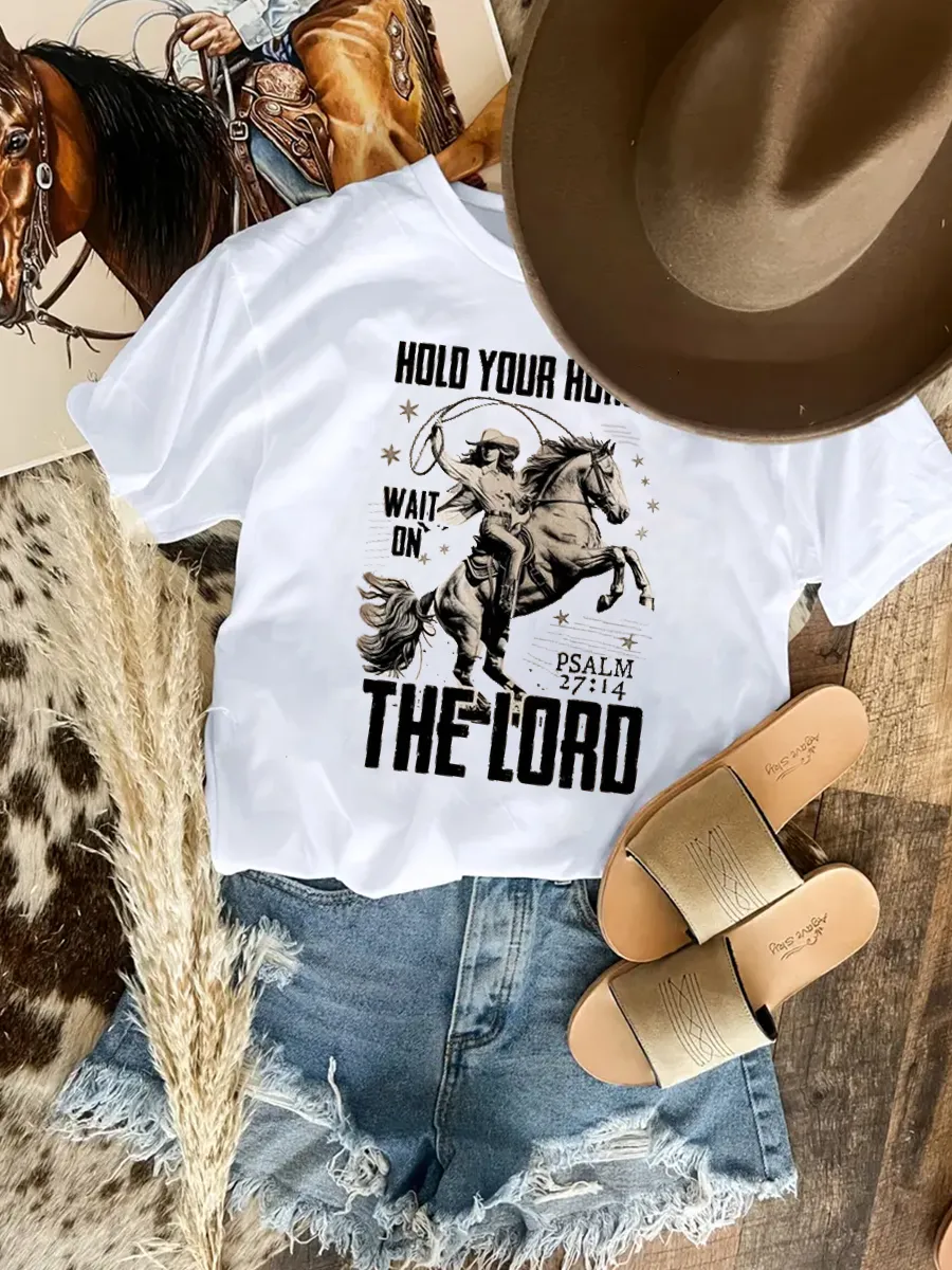 Wild West, don't worry, please wait for the cowboy t-shirt