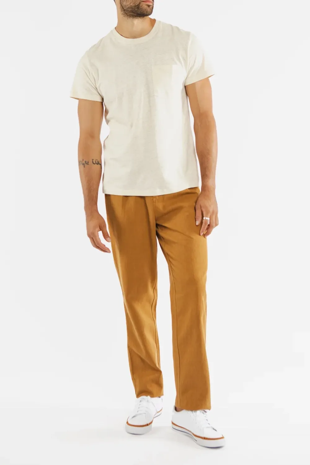 Tailored Wool Blend Pants