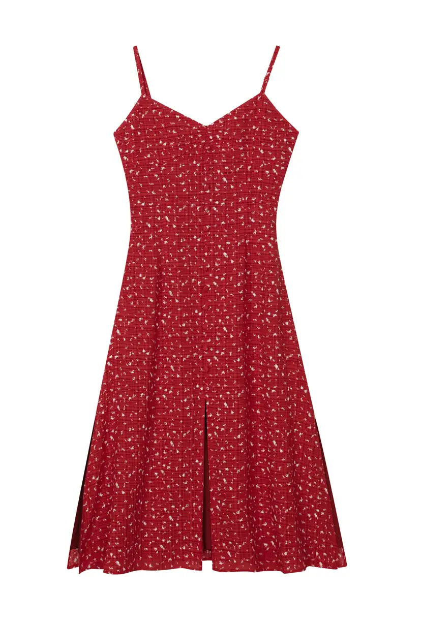 Francisco Dress - Red Print