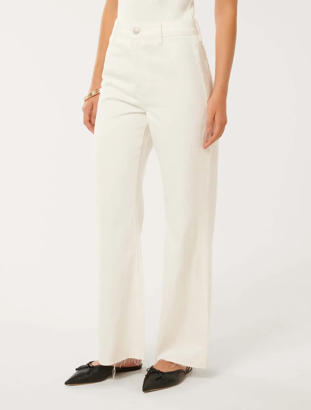 Celia Cropped Wide-Leg Jeans