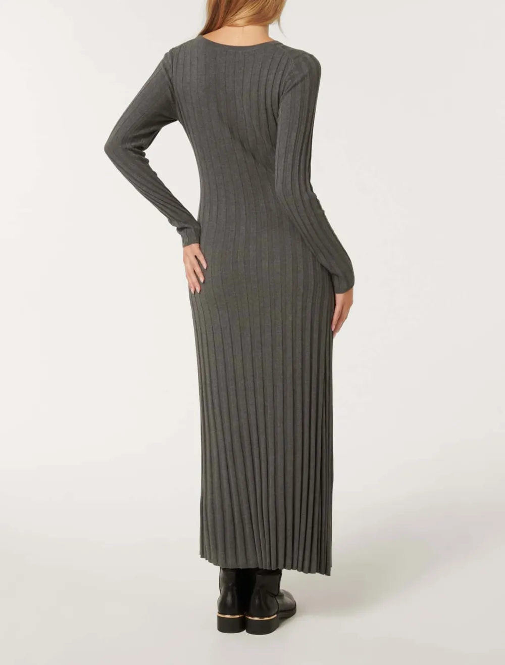 Lyla Crew-Neck Knit Dress