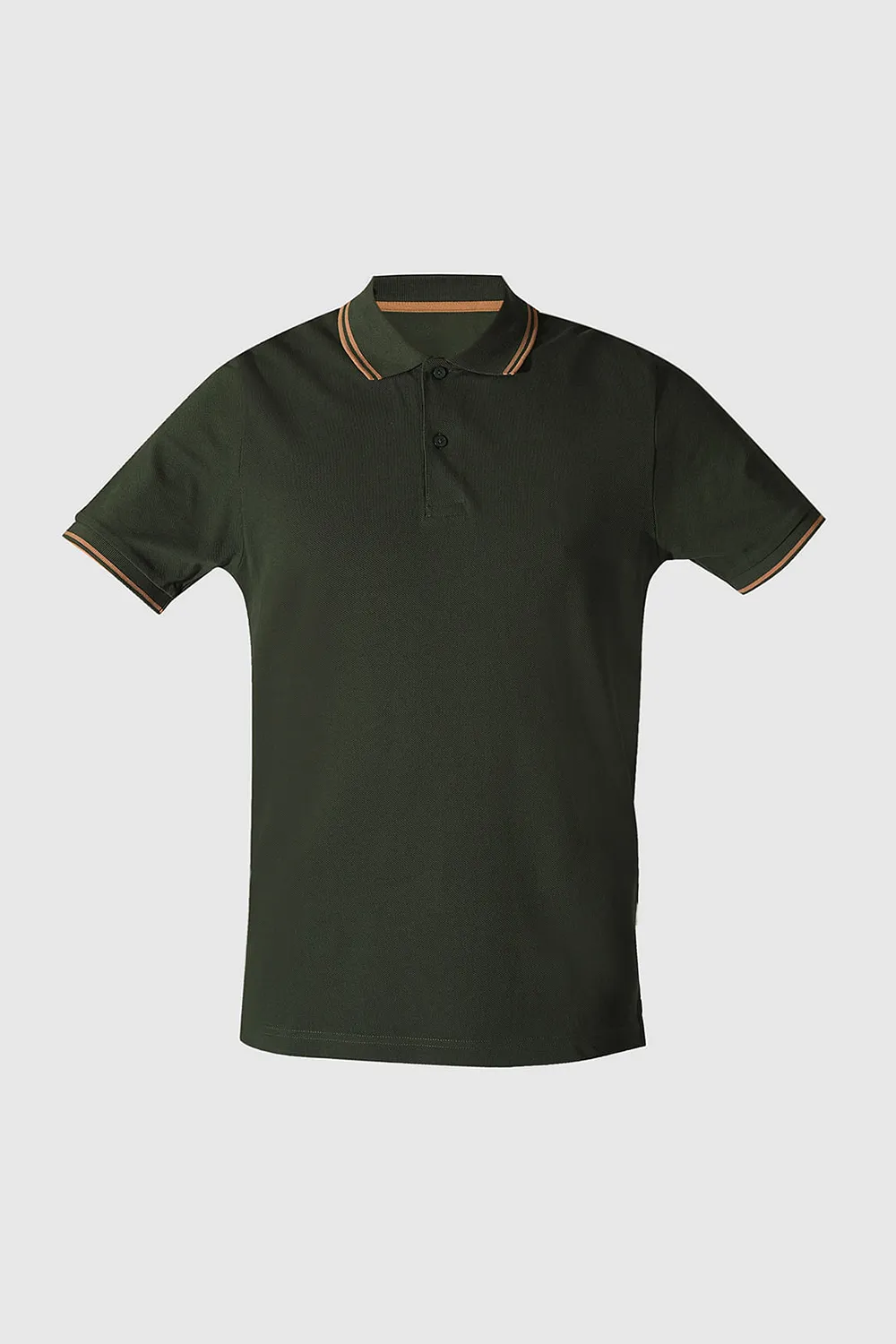 Red Embroidered Organic Cotton Polo