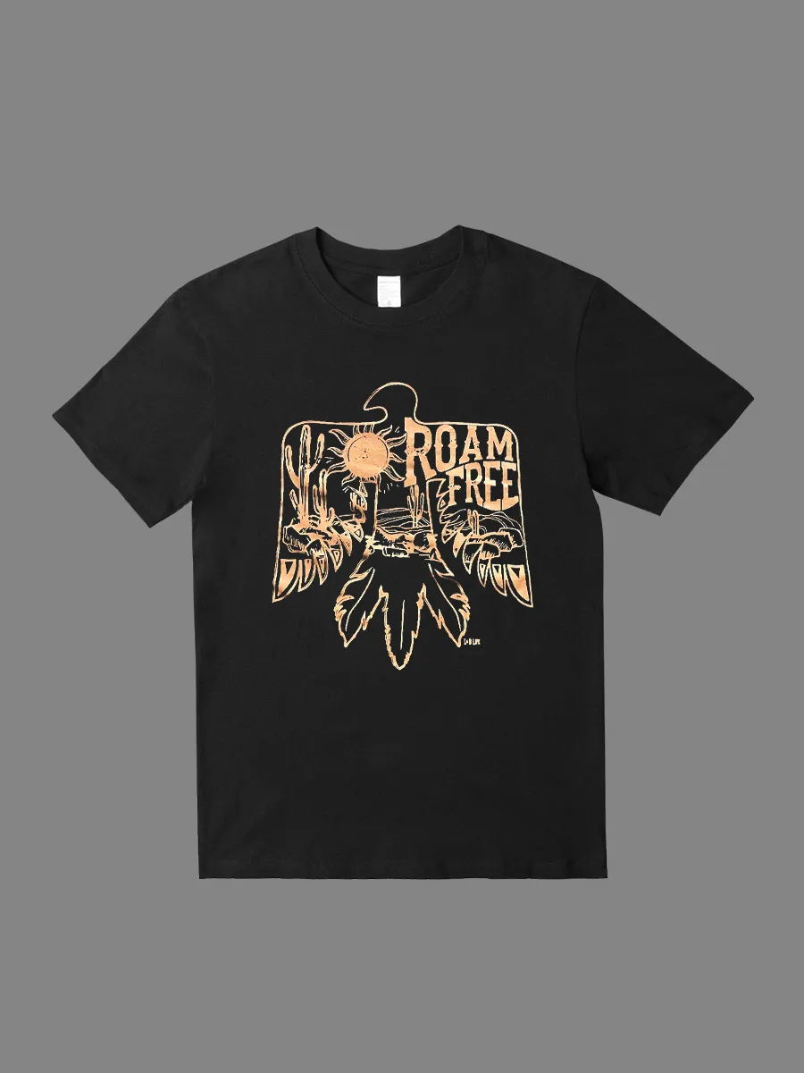 Camping Life Desert Thunderbird Roam Free T-Shirt