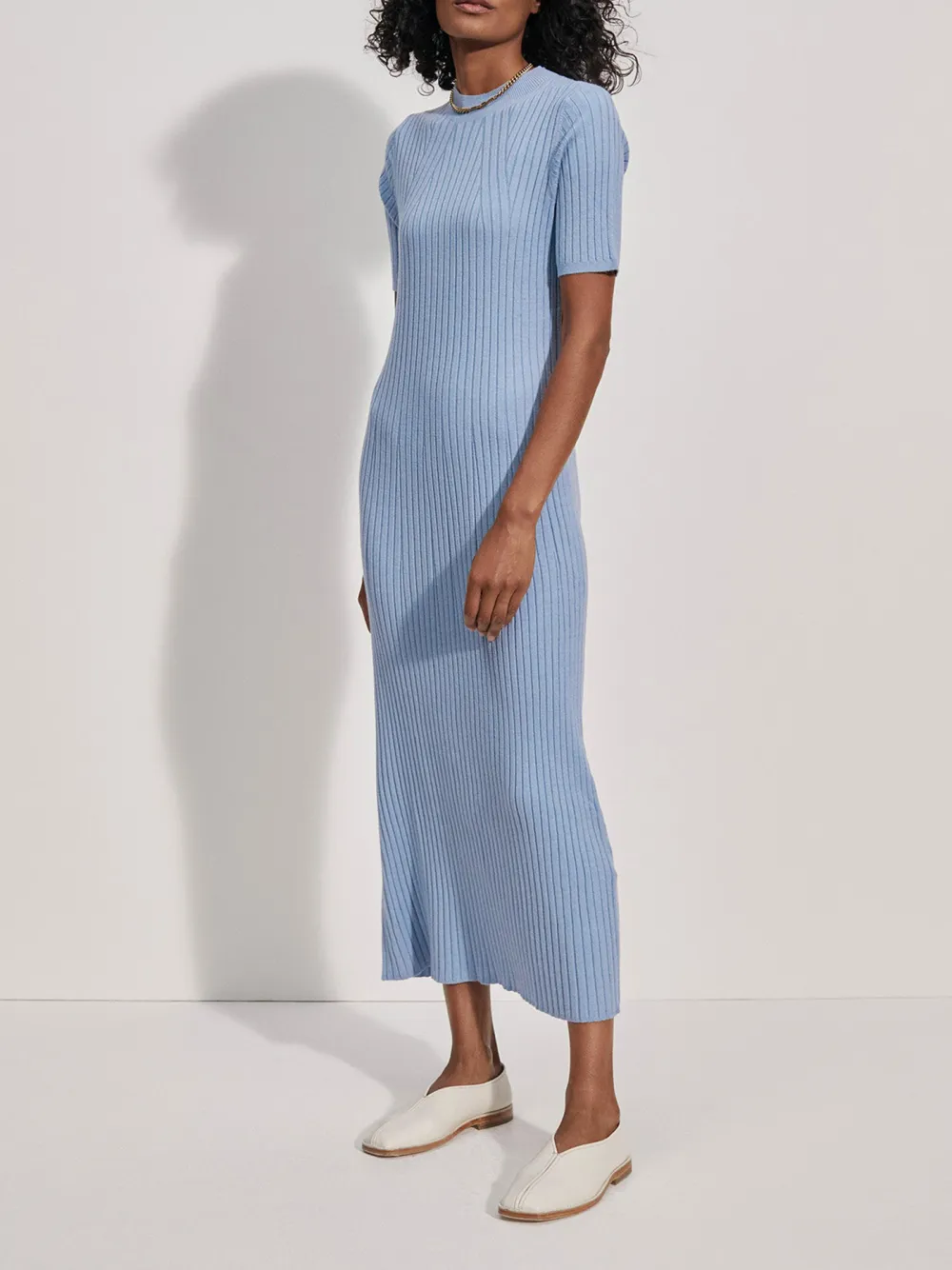 Maeve Rib Knit Midi Dress