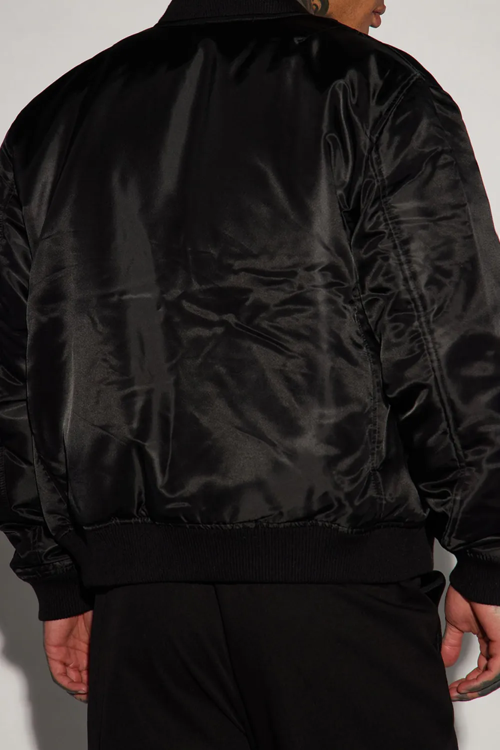 Classic Bomber Jacket - Black