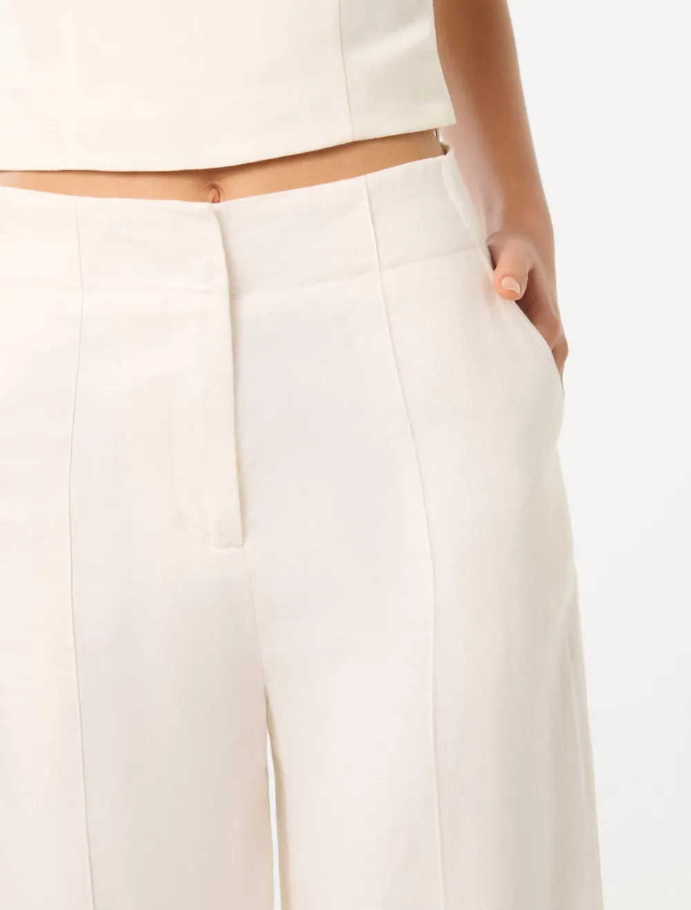 Posey Linen Wide-Leg Pants