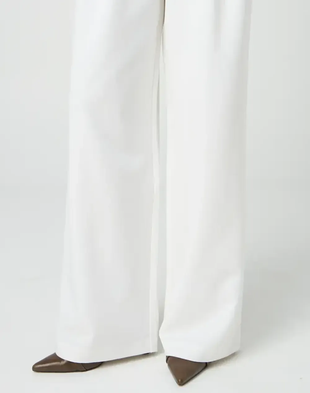 High Rise Wide Leg Tailored Pant